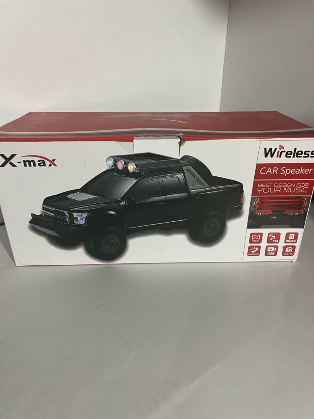 Wireless X-max Black Truck Bluetooth Car Speaker